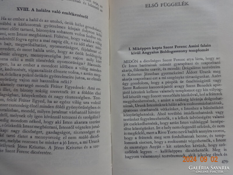 Assisi Szent Ferenc és a Fioretti - két mű egy kötetben