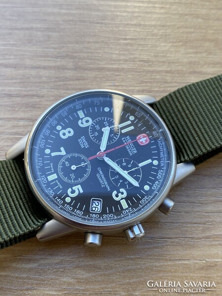 Svájci katonai Wenger S.A.K. Design chronograph