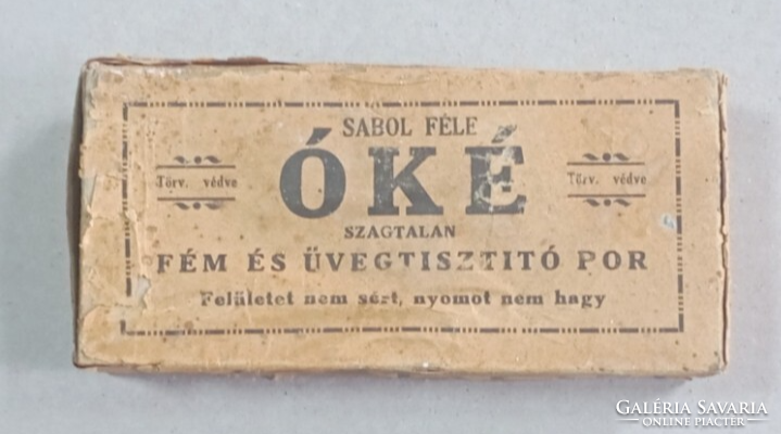 Keller Sándor ,Sabol  laboratórium ÓKÉ fém és üvegtisztító por 1920-30 évek