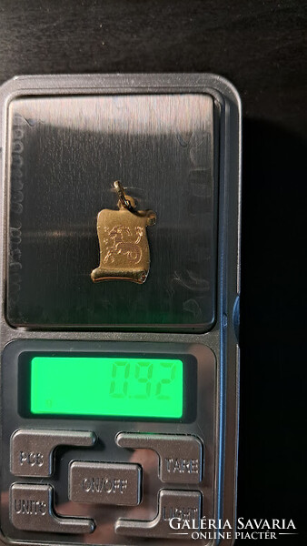 BAK horoszkóp medál 14 K 0,9 gramm