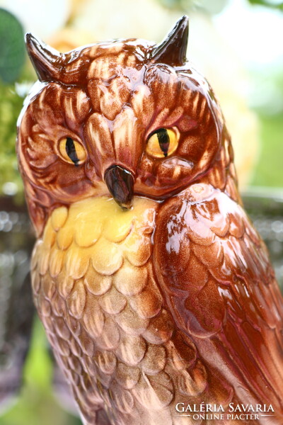 Hertwig Katzhütte porcelán bagoly