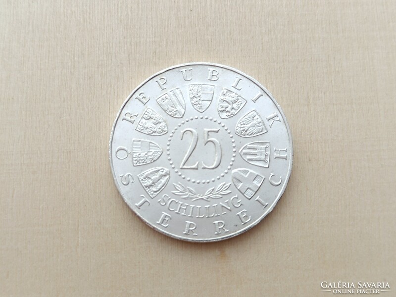 Ausztria ezüst 25 schilling 1961.