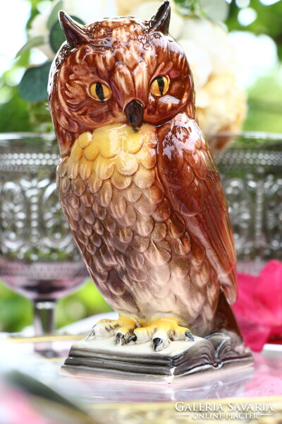 Hertwig Katzhütte porcelán bagoly