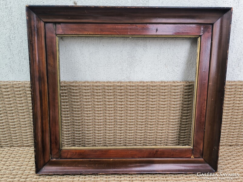Antik Biedermeier keret képkeret tükör keret festmény tiszta fàból készült. Fészek méret: 50 X 60 cm