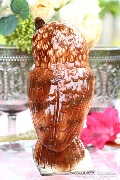 Hertwig Katzhütte porcelán bagoly