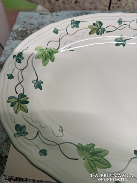 Herendi Village Pottery Borostyán mintás Porcelán Kínáló Tál A146