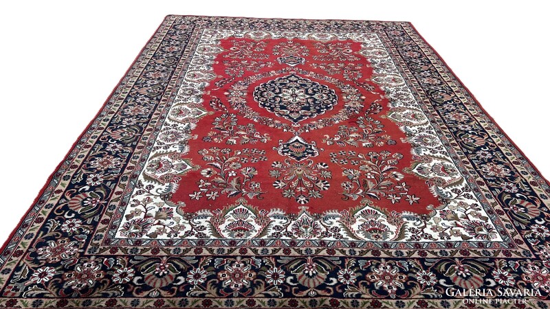 3982 SZUPER OLCSÓ Hindu Tabríz Kézi Gyapjú Perzsa Szőnyeg 250X350CM Ingyen Futár