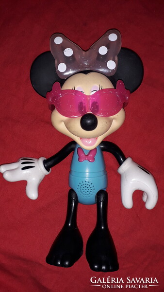 Retro interaktív DISNEY MINNIE egér elemes játék figura nem tesztelt 28 cm a képek szerint