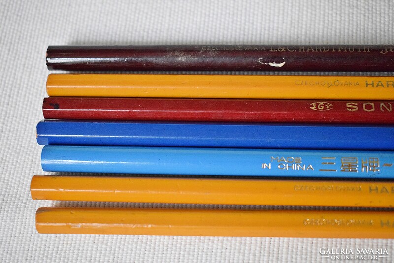 Ceruza régi ceruzák , Hardtmuth KOH-I-Noor , Sonora  , Chung Hwa , Mephisto , Three Star 7 darab
