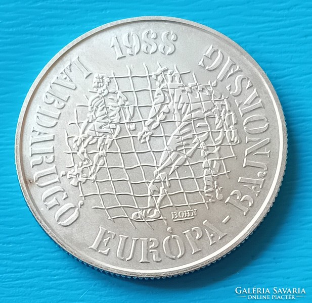 500 Forint 1988 , Labdarúgó Európabajnokság BU.  a UNC