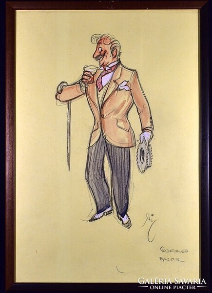 Vogel Eric (1907 – 1996): GODFRIED BAJOR (Bajor Imre?)