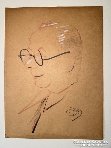 Kubinyi Sándor Art Deco grafika 1940-ből