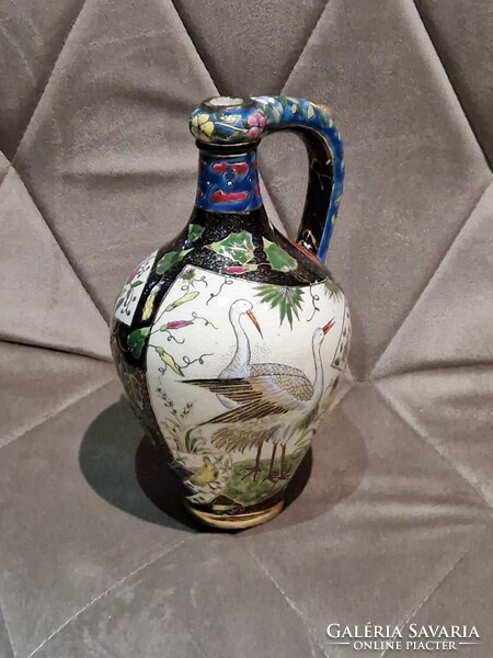 Fischer 1882 kancsó, gólya motívum