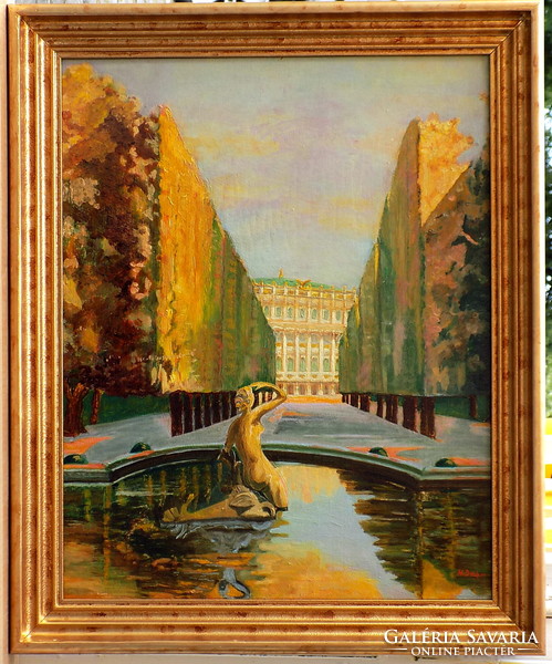 Bécs Hofburg kétoldalas, Számlával