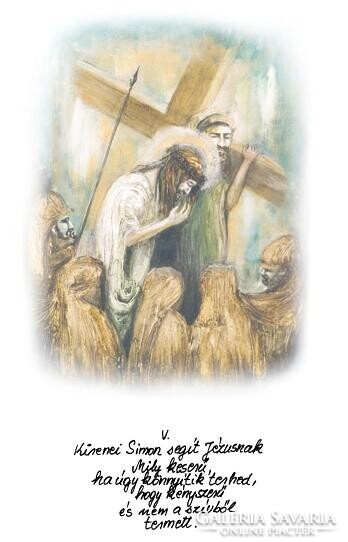 Úton. Kézzel írt versek és színes krétarajzok egymásra vetítve, ahol a szó és a kép együtt lélegzik.