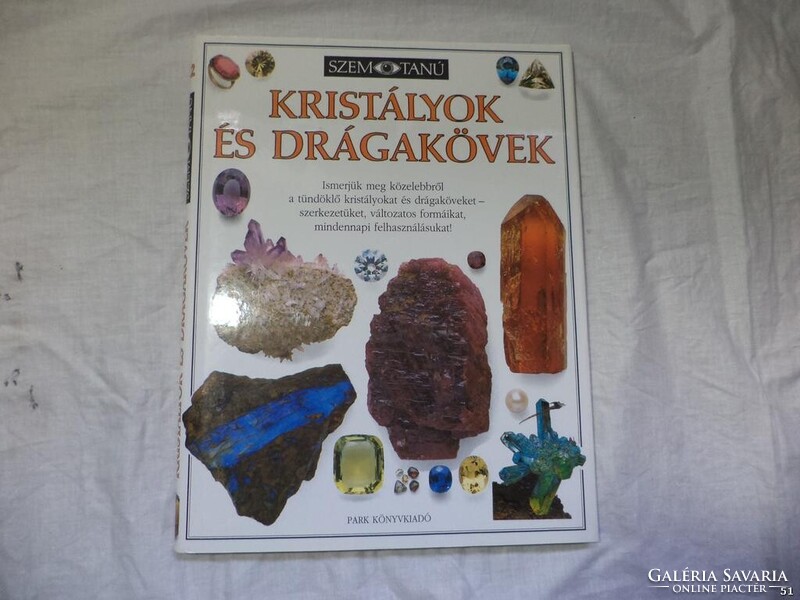 Kristályok és drágakövek - Szemtanú sorozat, könyv (4339)