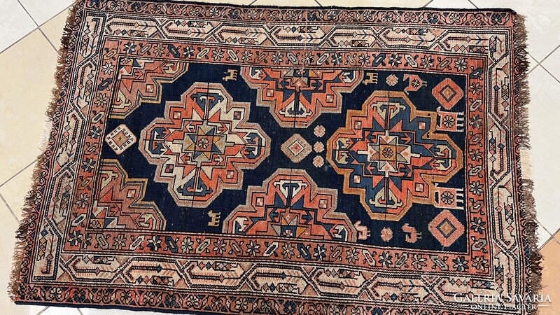 3827 ANTIK NOMÁD KAUKÁZUSI KÉZI GYAPJÚ PERZSA SZŐNYEG 103X150CM INGYEN FUTÁR