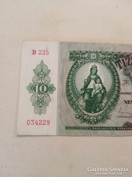 10 pengő 1936-os, szép hajtatlan darab, tíz pengők 2 darab