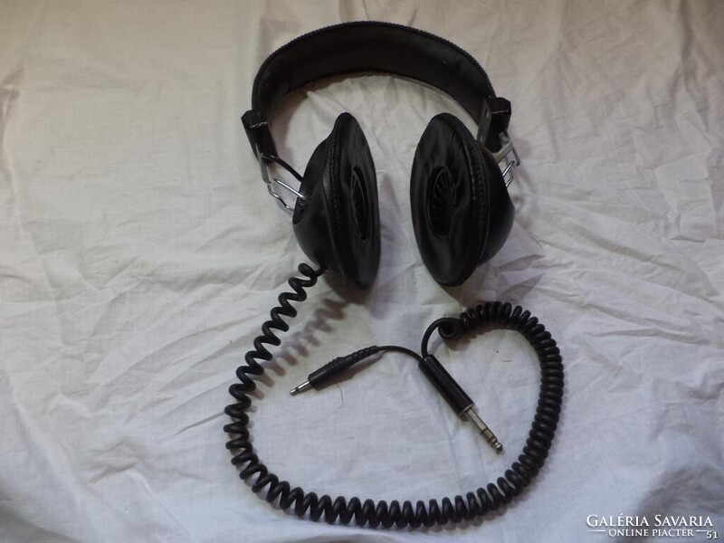 Retro hi-fi fejhallgató, dupla csatlakozós (4350)