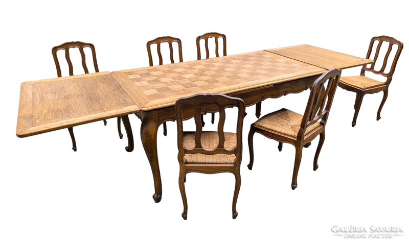 Neobarokk 6 székes étkező garnitúra