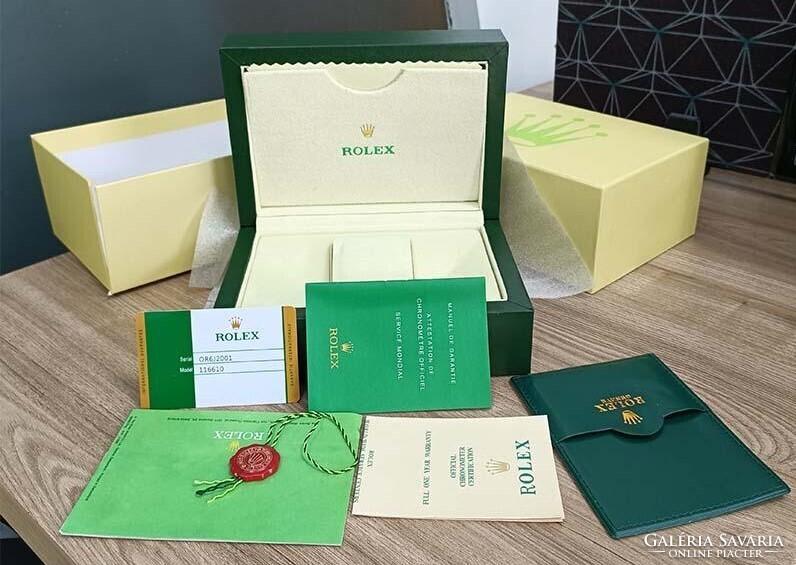 ROLEX eredeti óra díszdoboz,certifikációval