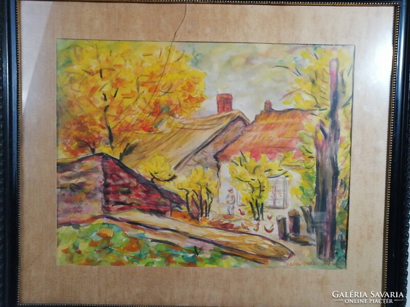 FARKASHÁZY MIKLÓS /1895-1964/ - TIHANYI ŐSZ 1958