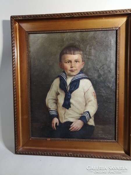 ROMBAY ISTVÁN /1888-1974/ - MATRÓZRUHÁS KISFIÚ