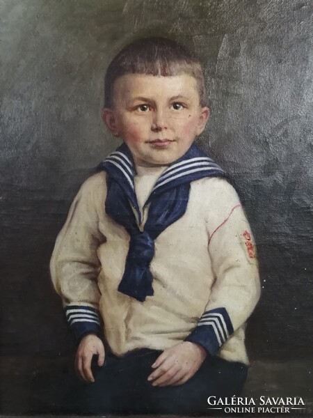 ROMBAY ISTVÁN /1888-1974/ - MATRÓZRUHÁS KISFIÚ