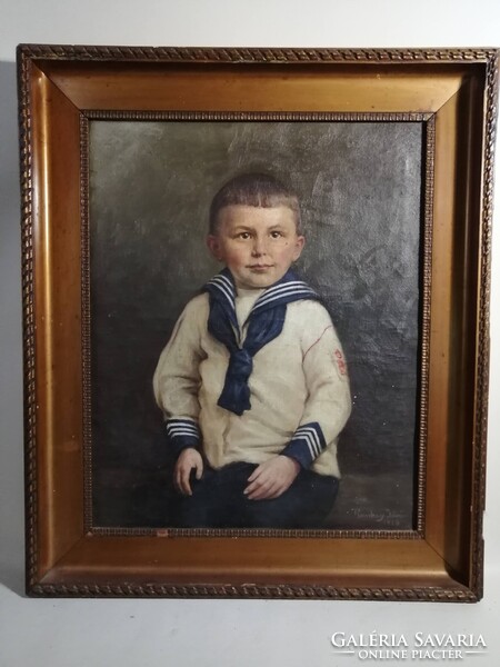 ROMBAY ISTVÁN /1888-1974/ - MATRÓZRUHÁS KISFIÚ
