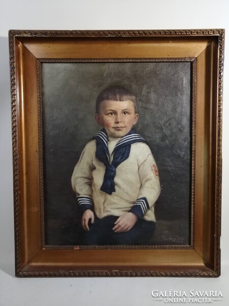ROMBAY ISTVÁN /1888-1974/ - MATRÓZRUHÁS KISFIÚ