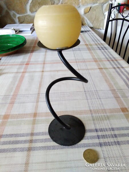 Asztali gyertyatartó. Fém. 30 cm.