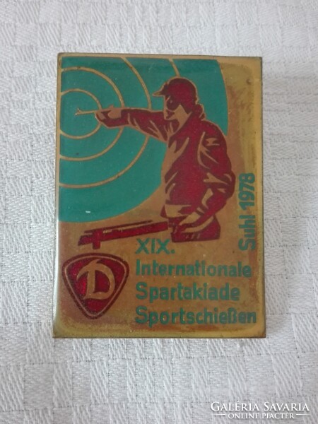 19. Nemzetközi belügyi spartakiád Újpesti Dózsa sportlövő Suhl NDK 1978