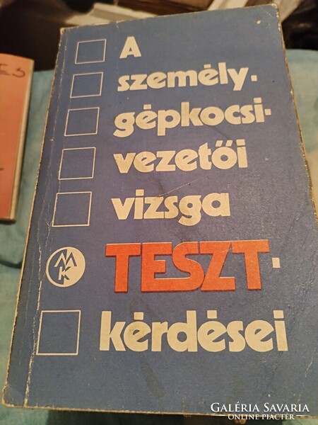 Jakab Ferenc: A személygépkocsi-vezetői vizsga teszt-kérdései