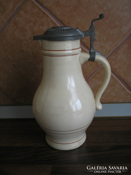 Antik VILLEROY & BOCH mettlach Ónfedeles kancsó 1/2L