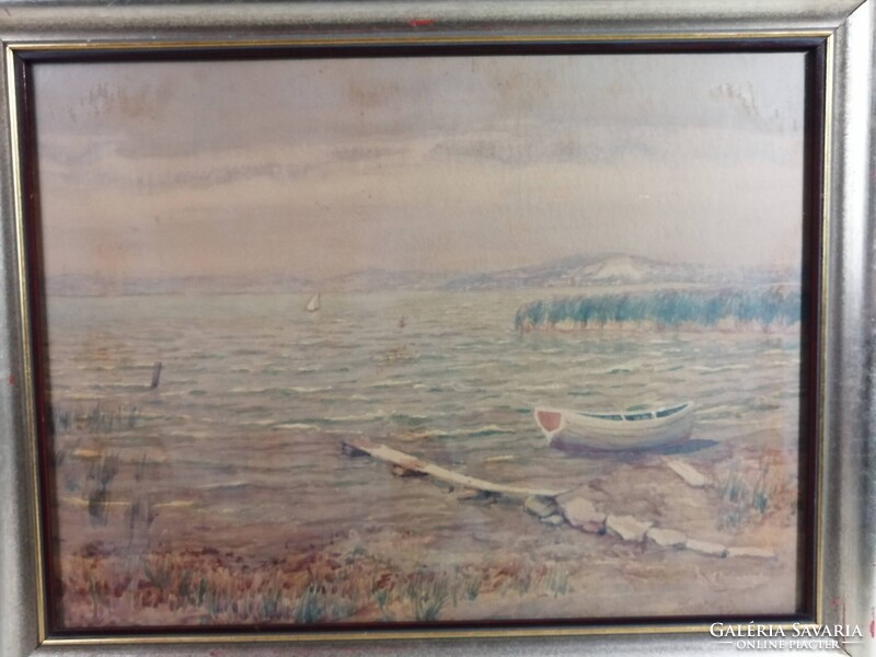 HOLLÓ ALAJOS /1876-1963/ - BALATONI VITORLÁSOK