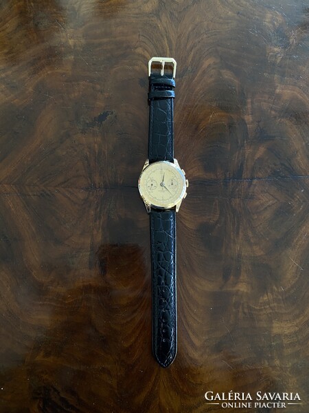 Chronographe Suisse  Kronográf 18k Arany Férfi Karóra 1960