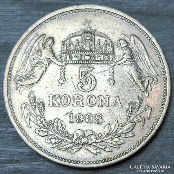 Ferenc József 5 Korona 1908