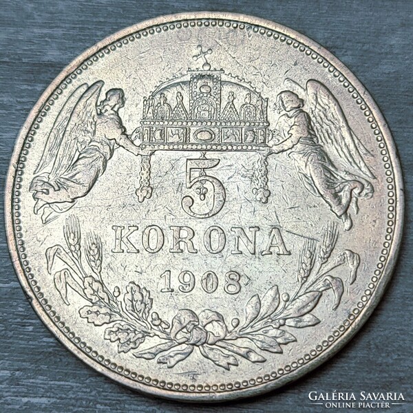 Ferenc József 5 Korona 1908