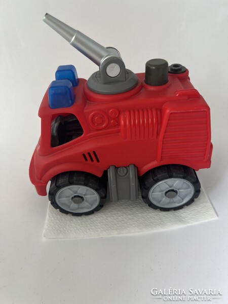 Mini tűzoltó autó - Big Power Worker- vizet spriccel