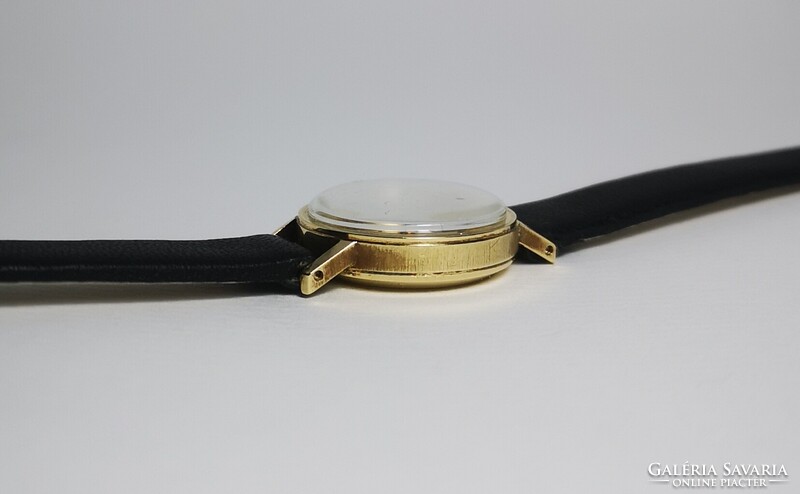 Omega geneve 14k gold - from 1977 - serviced, with warranty, tiktakwatch service card!