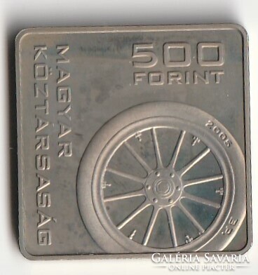 500 Forint 100 éves az első magyar postaautó