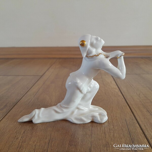 Antik Hutschenreuther porcelán Pierrot figura