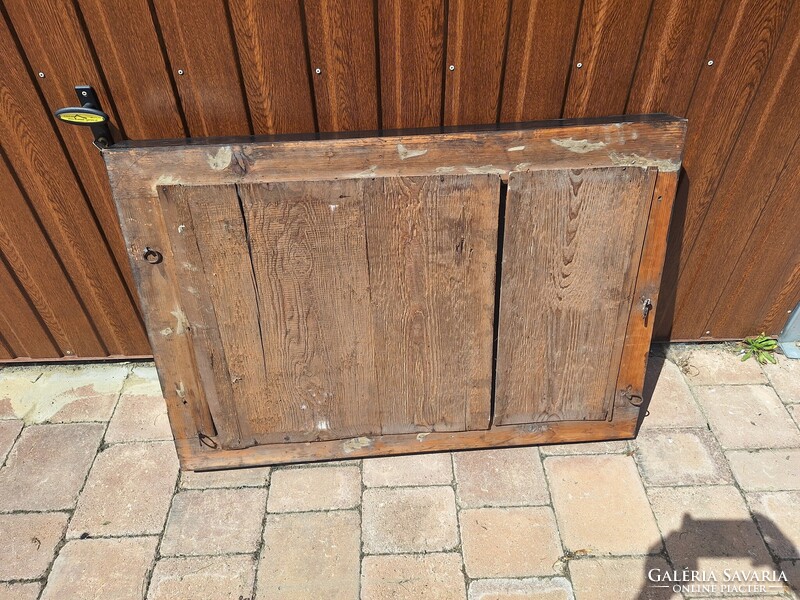 Biedermeier ökörszemes keret tükör