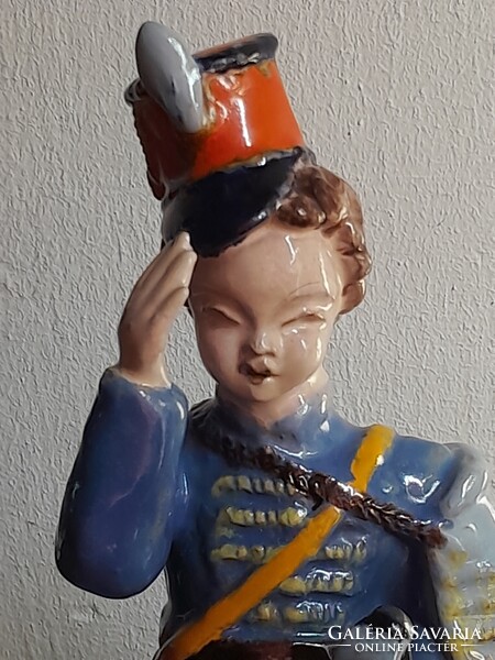 H.Rahmer Mária art  deco kerámiája 26 cm magas jelzett