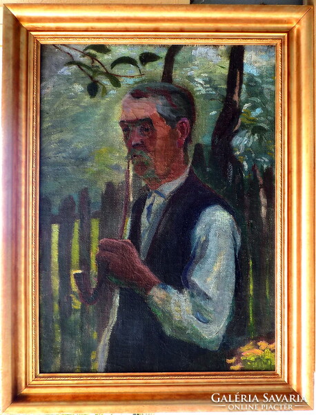 Nagybányai festő 1905-1910 körül Garanciával Számlával