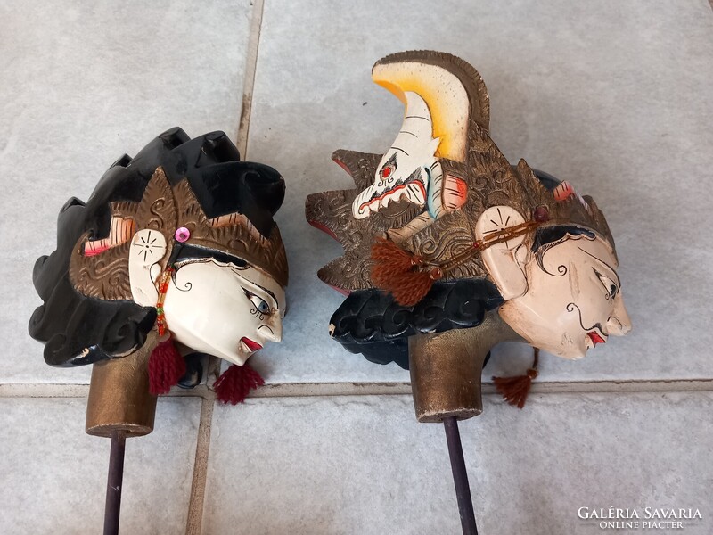 Indonéz Wayang Golek báb 2db