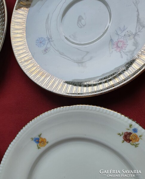 6 Winterling Röslau Marktleuthen Alka Kunst Bavaria Schwarzenhammer német porcelán csészealj csomag