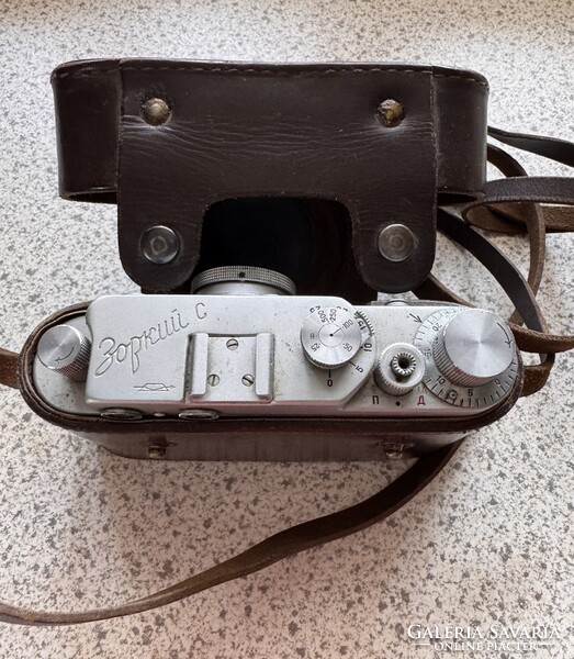 ZORKIJ C OROSZ SZOVJET RETRO RÉGI FÉNYKÉPEZŐGÉP LEICA LICENC - Zorkij régi szivjet kamera