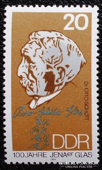 ND2848 / NDK 1984 Jenaer Glas bélyeg postatiszta