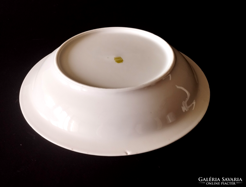 4 DB RÉGI SZÉP RITKA ZSOLNAY PORCELÁN MACIS GYEREK ÉTKÉSZLET,SZETT